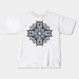 Butterfly Mandala Design Kids T-Shirt